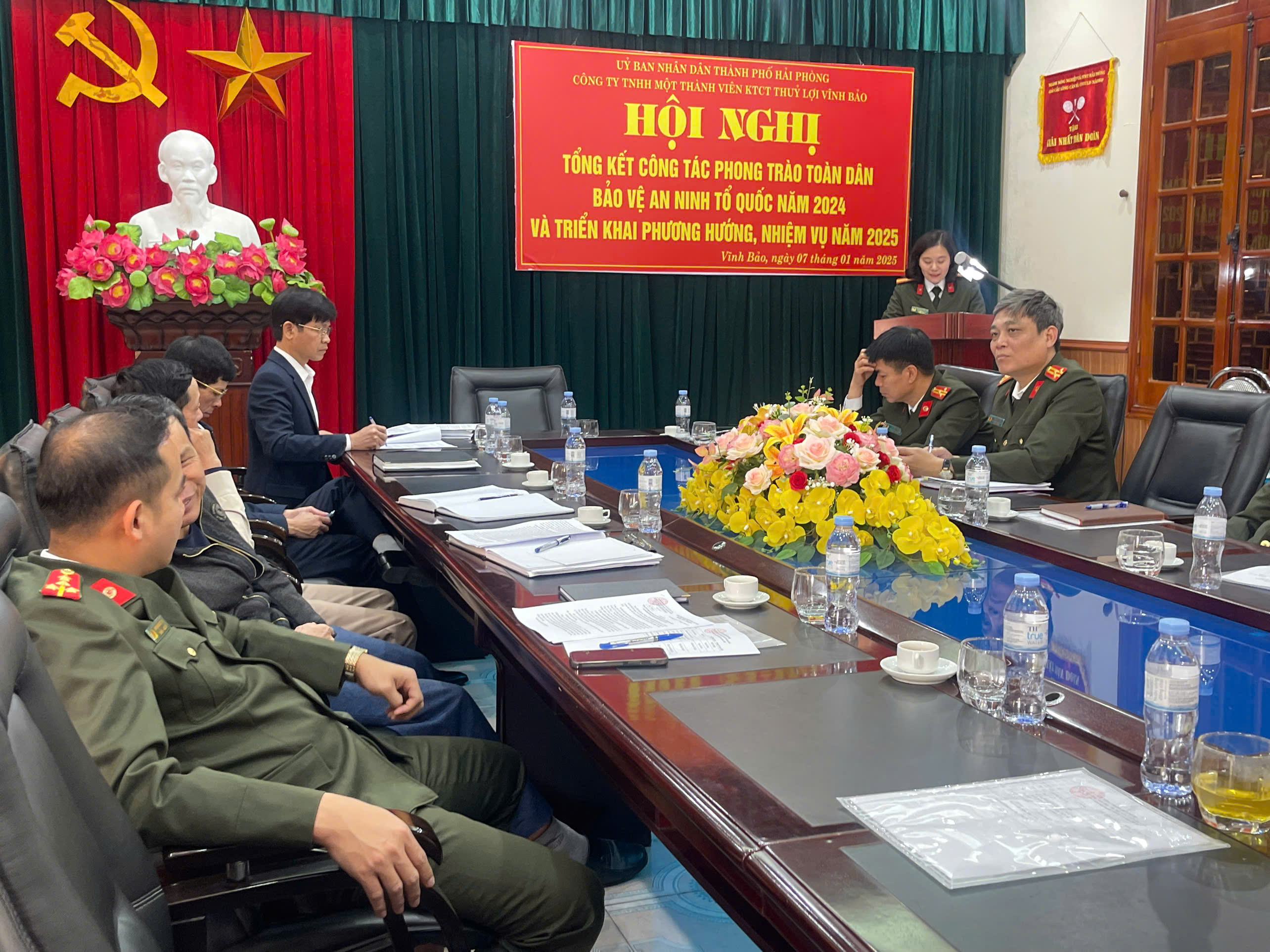 Công ty TNHH MTV KTCT Thủy Lợi Vĩnh Bảo: Chú trọng xây dựng phong trào toàn dân bảo vệ an ninh Tổ quốc